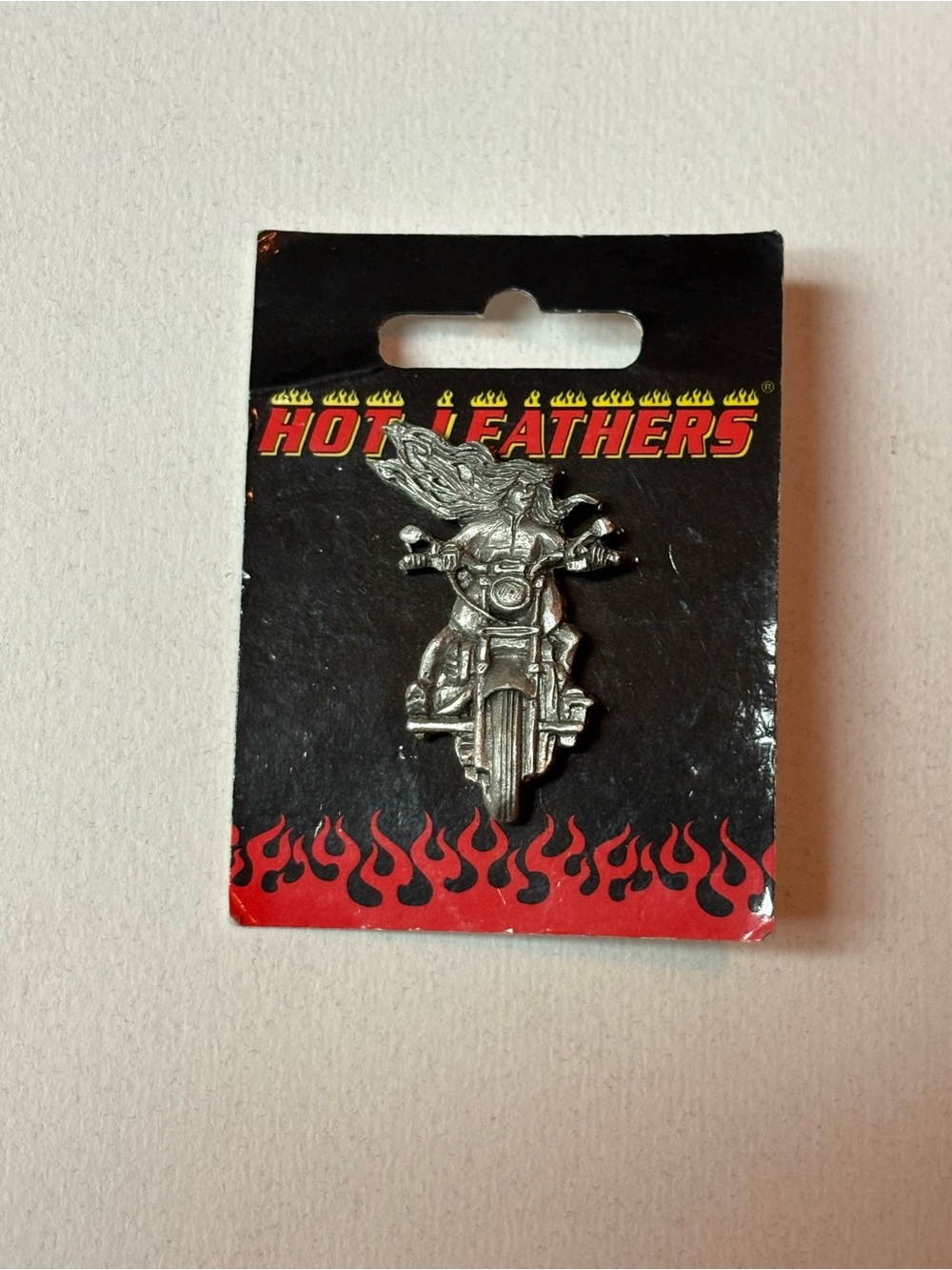 Hot Leathers Silver Motorcycle Rider Cuff Link - Men's Accessory